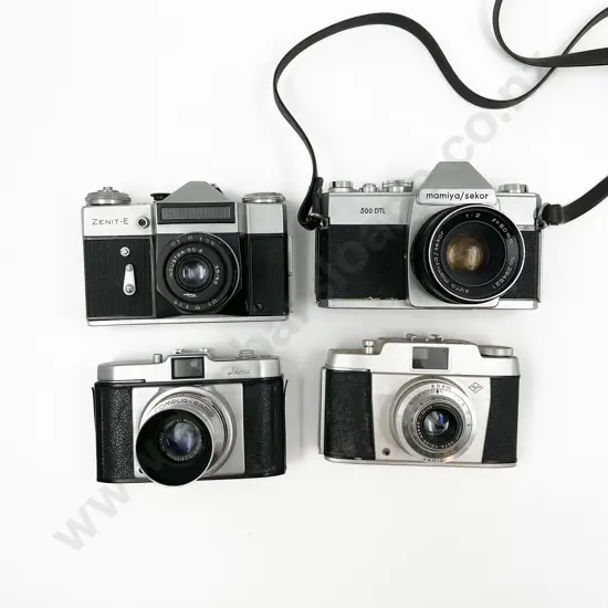 Two SLRs & Two Rangefinders Incl. Mamiya/Sekor 500DTL