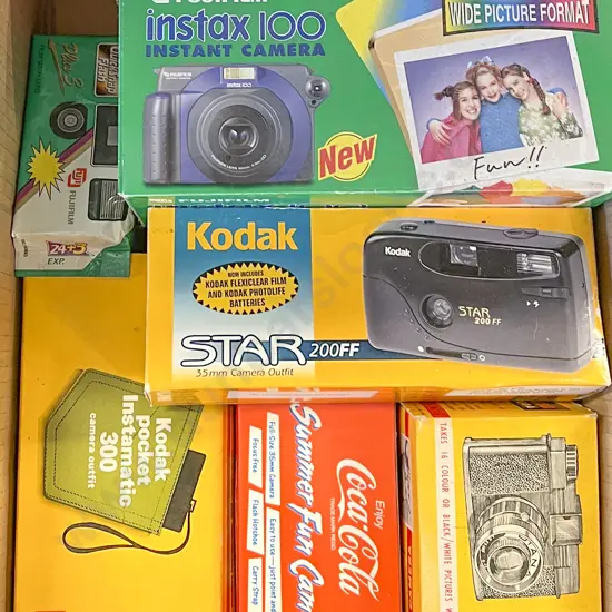 Seven Various Boxed Cameras