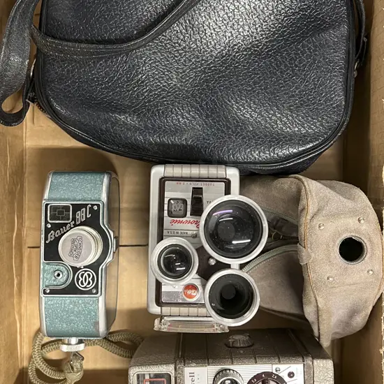 Three Film Video Cameras Incl. Bauer 88C