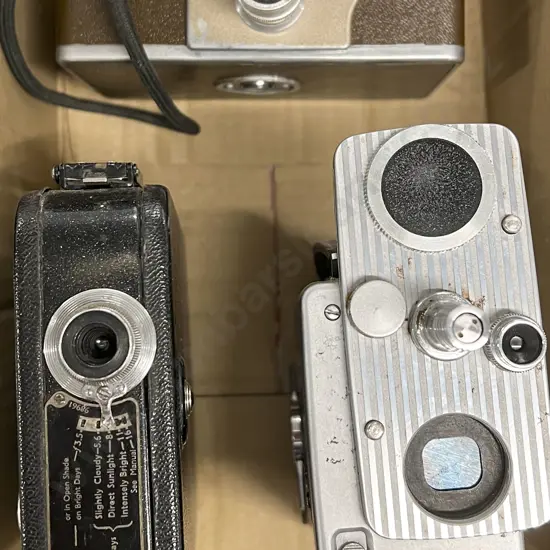 Three 8mm Film Video Cameras