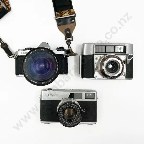 Three Assorted Cameras