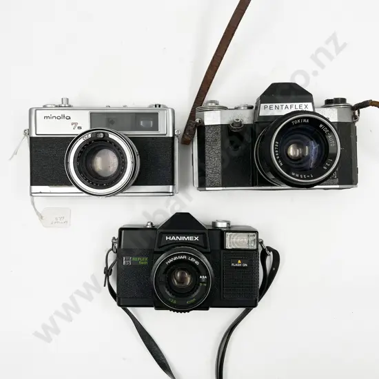 Three Assorted Cameras