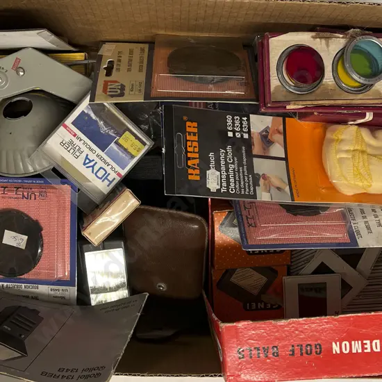 Quantity of Assorted Camera Accessories