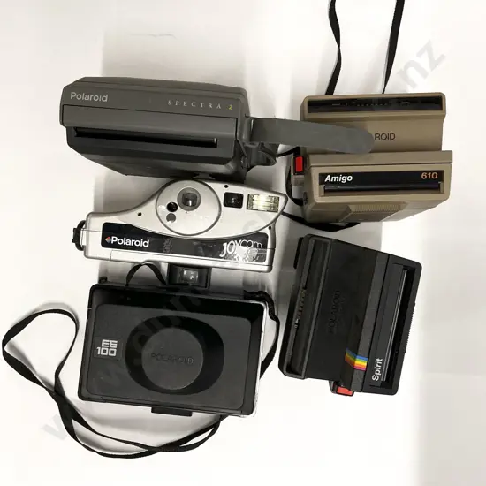 Five Various Instant Cameras