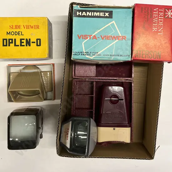 Six Various Film Slide Viewers