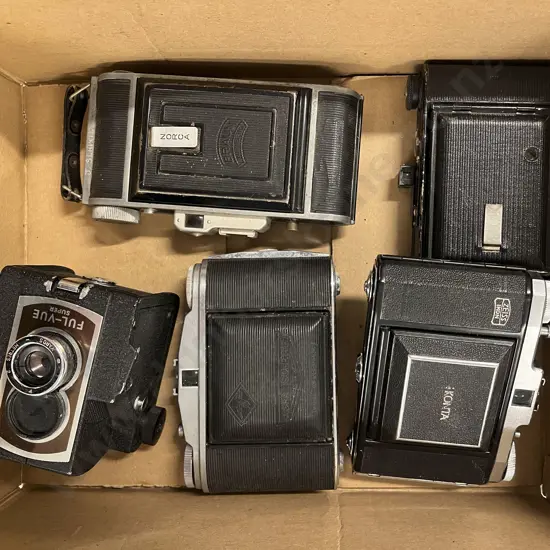 Five Various Vintage Cameras