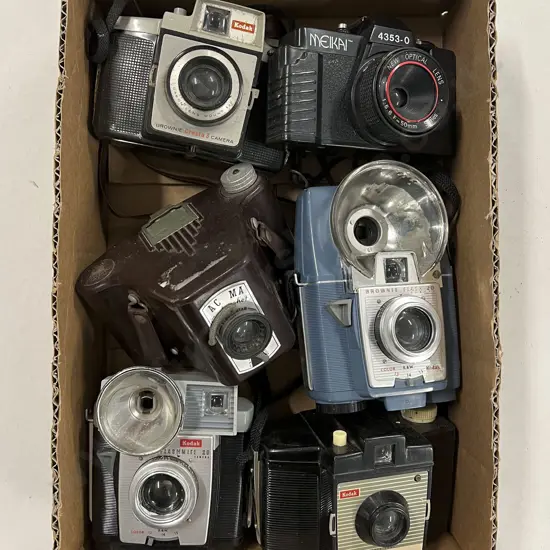 Six Various Vintage Cameras