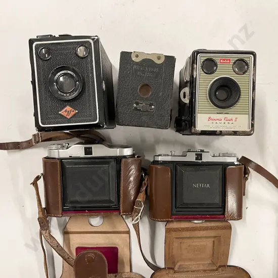 Five Various Vintage Cameras