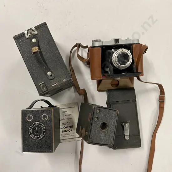 Five Various Vintage Cameras