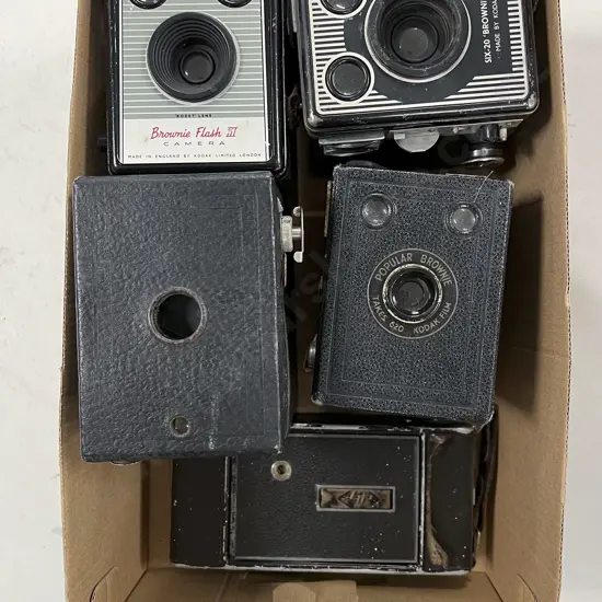 Five Various Vintage Cameras