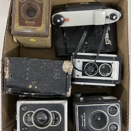 Seven Various Vintage Cameras