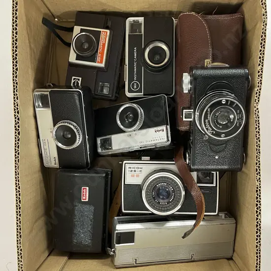 Quantity of Assorted Cameras
