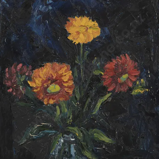 Sam Cairncross (1913-76) - Floral Still Life (unframed)