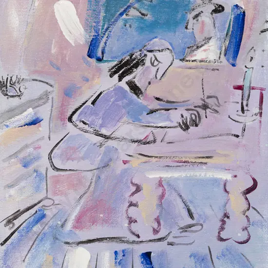 Piera McArthur (b 1929) - Bishop Pompallier Writes to Hone Heke