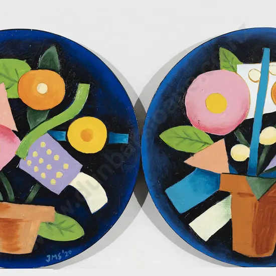 John Staniford - Cubist Pot No.2 and No.3