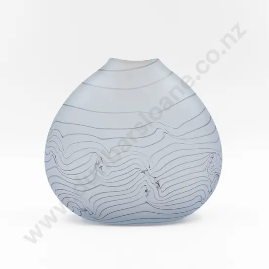 Art Glass Moonflask Vase