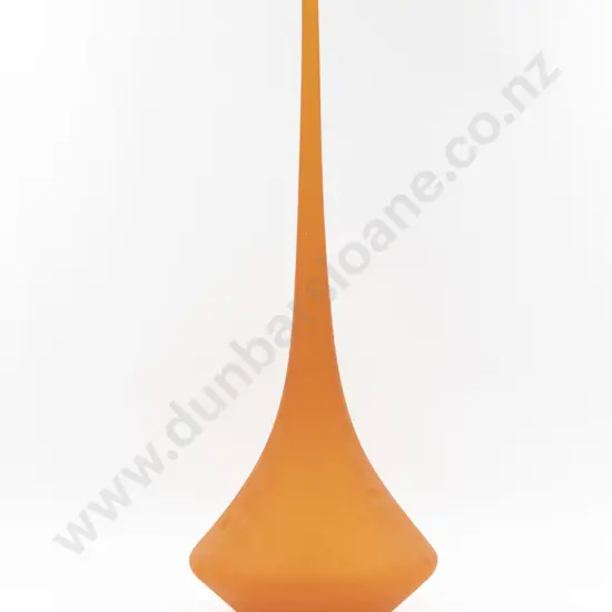 Orange Studio Glass Bottle Vase