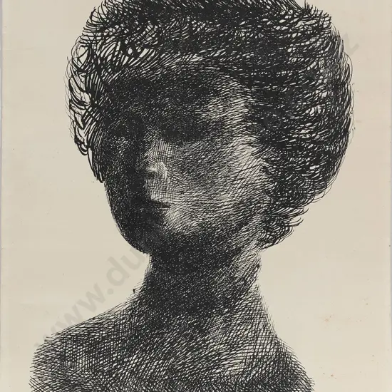 Emilio Greco (1913 - 95) - Portrait (unframed)