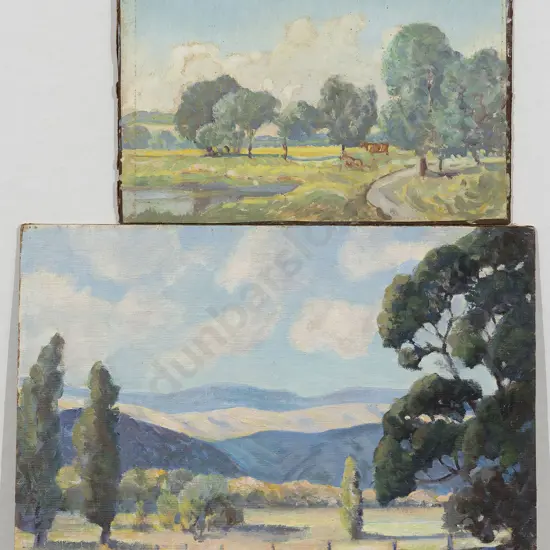 F A Price - Silverstream & Waikanae Landscape (unframed) (2)