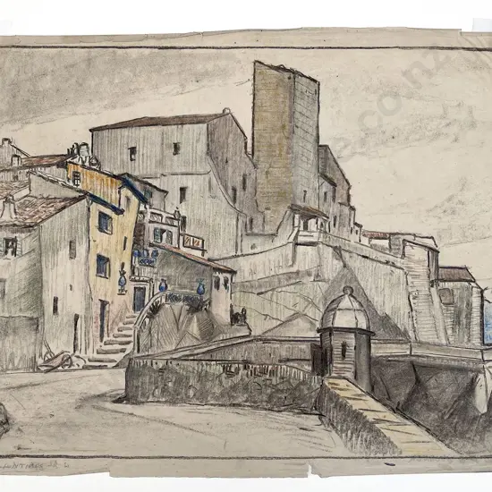 John Weeks (1888 - 1965) - Antibes (unframed)