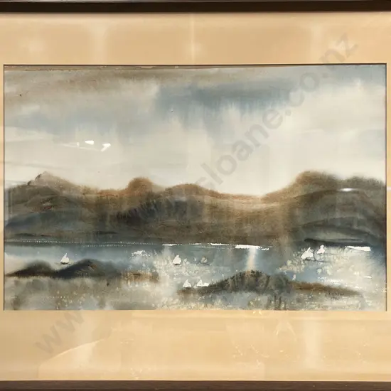 A J Rewl - Coastal Watercolour