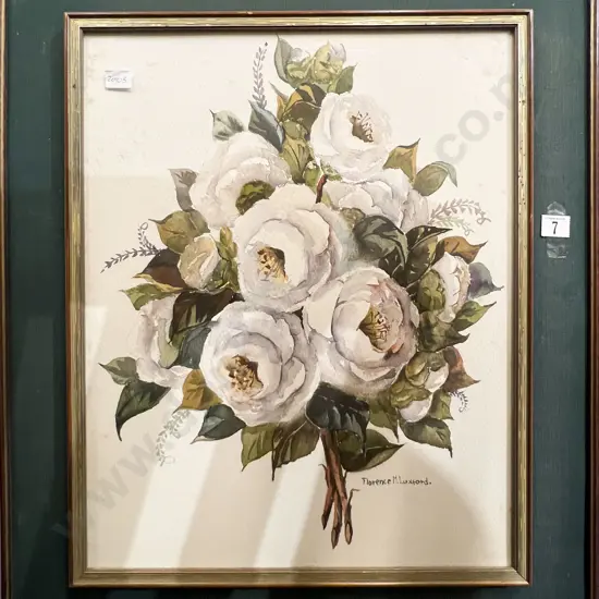 Florence Luxford - Camellias Watercolour
