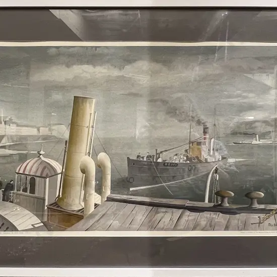 Felix Kelly Drifter & Paddle Steamers Print