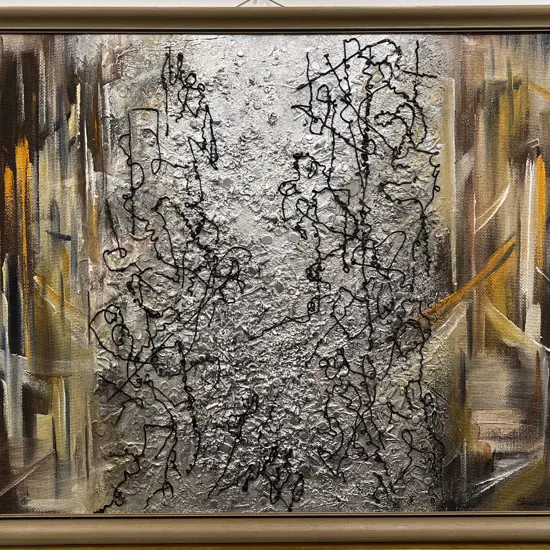 Suzanne Herschelle - Night Jungle - Mixed Media