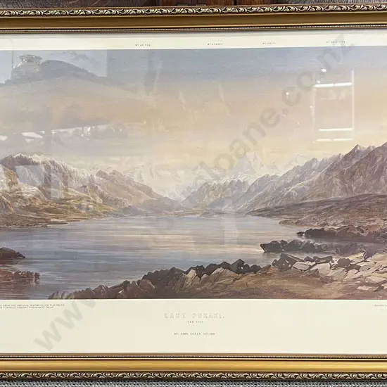 Gilt Framed Turnbull Library Print - Lake Pukaki