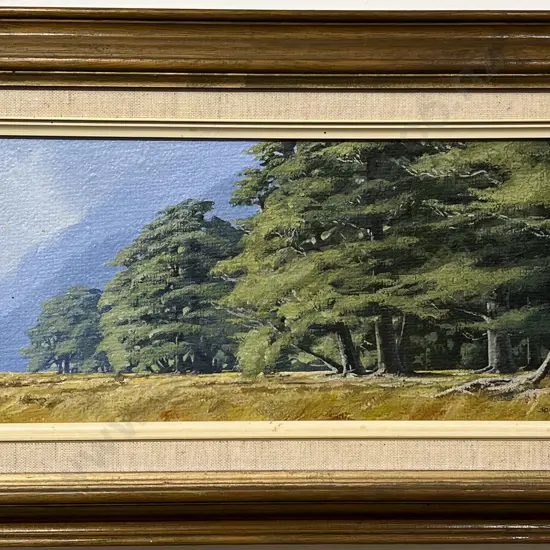 John Rundle - Bush Edge Waimakariri - Acrylic on Board