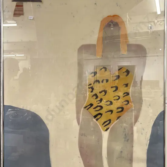 C. Sedgewick - Batik Figural Abstract