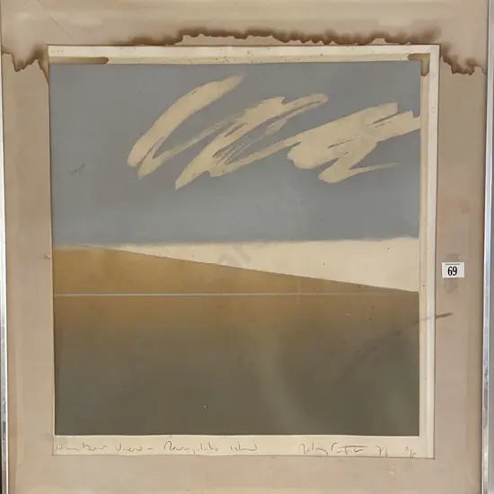 Rodney Fumpston - Rangitoto - Artist Proof Print (Faults)