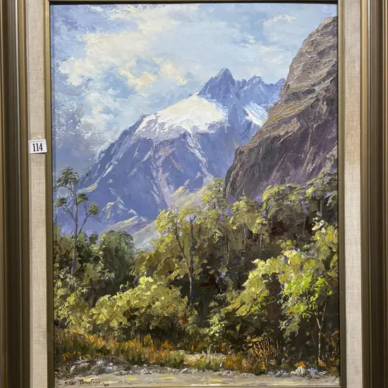 Star Robertson - Mount Crosscut - Oil on Board