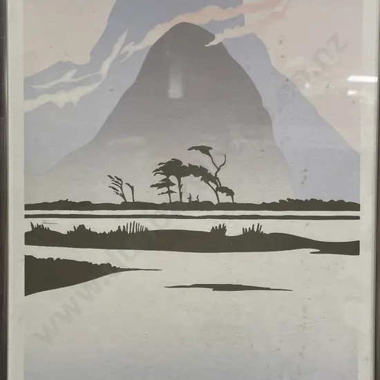 Malcolm Warr - Summer Evening Mitre Peak - P/P