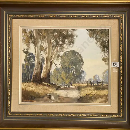 Gerard Mutsaers - Farm Track - Oil On Board