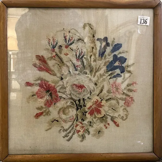 Antique Floral Tapestry