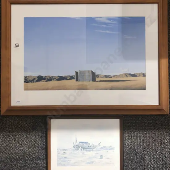 Two Framed Prints Including Grahame Sydney