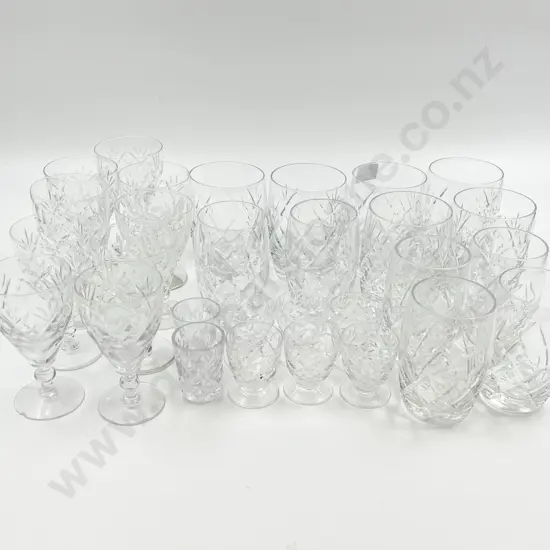 Twenty Nine Assorted Webb and Corbett Crystal
