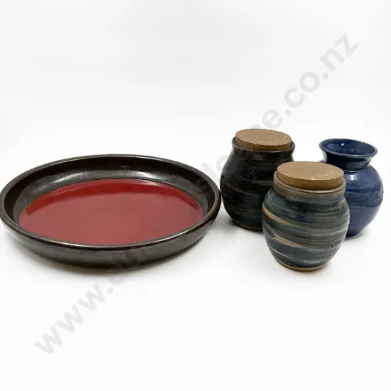 Four Pieces of Assorted Pottery