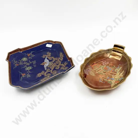 Carlton Ware Rouge Royale Dish Together with Other Lustre Dish
