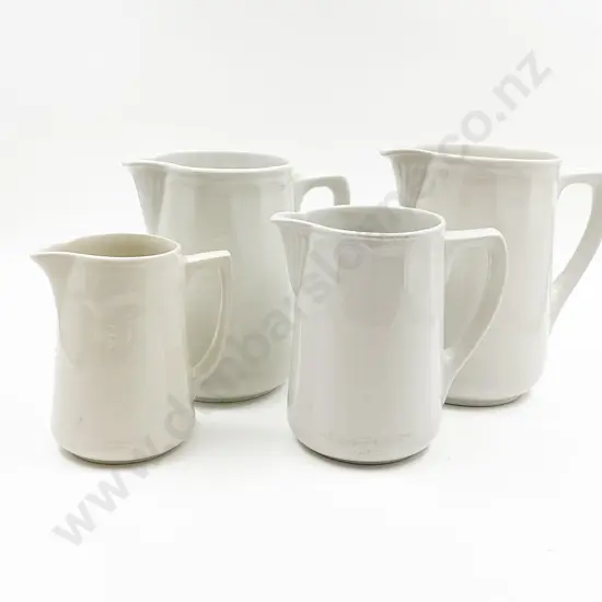 Three Graduated Doulton Jugs and Other Smaller Jug