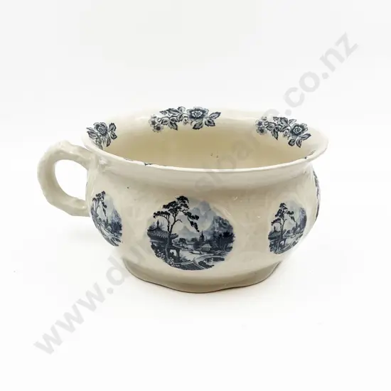 Blue and White Potty