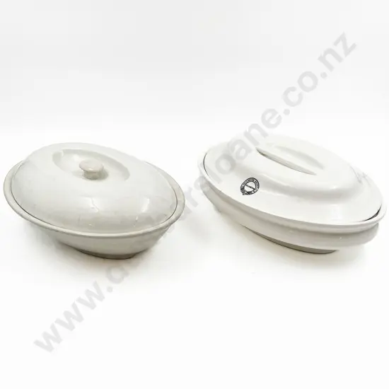 Two Ceramic Tureens Including Wellington Hospital Brand