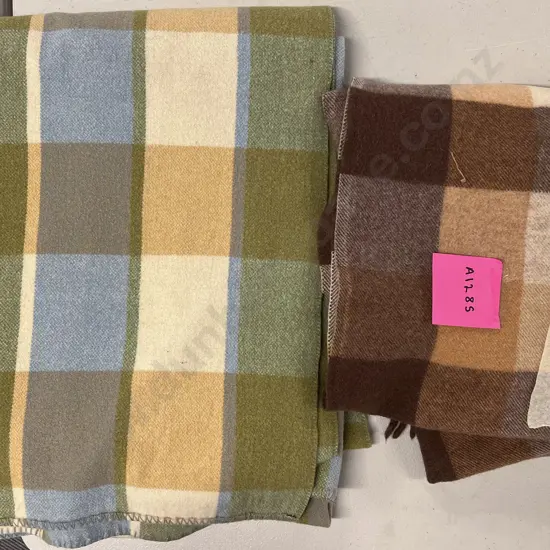 Two NZ Woollen Blankets Including Onehunga