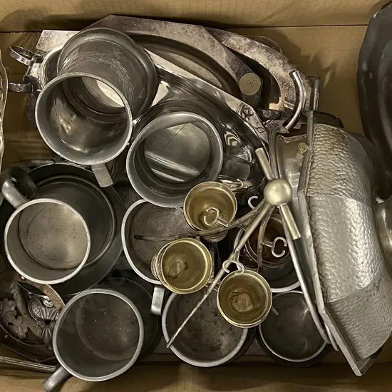Quantity of Assorted S/P and Pewter