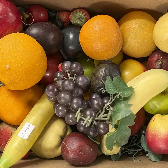 Box Quantity of Decorative Faux Fruits