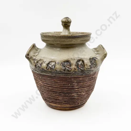 Double Handled Pottery Urn