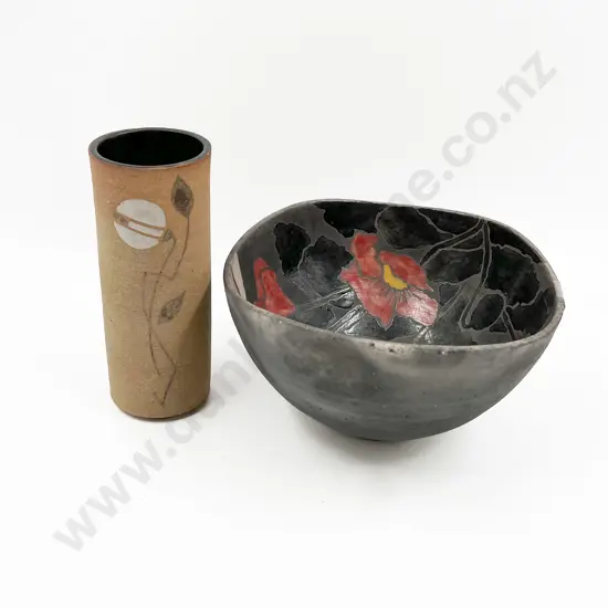 Two Pieces of Lynda Harris Pottery