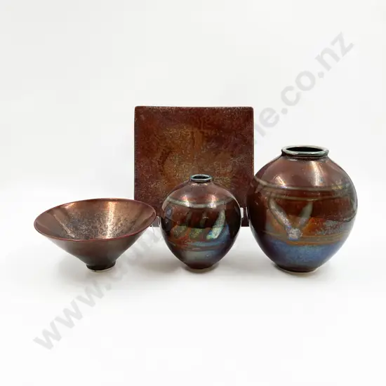 Three Pieces of Margery Smith Together with Dany Moorwood Dish