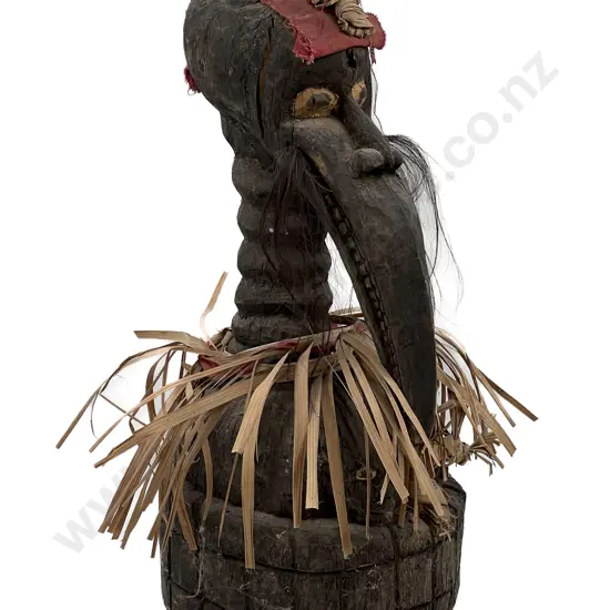 Large Tribal Figural Bird Sculpture